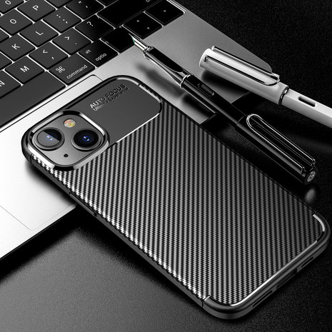 ShieldCase ShieldCase Coque carbone iPhone 14 Plus (noir) ShieldCase ShieldCase Coque carbone iPhone 14 Plus (noir)