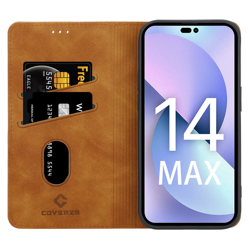 Coverzs Coverzs Étui de téléphone de luxe iPhone 14 Plus (marron) Coverzs Coverzs Étui de téléphone de luxe iPhone 14 Plus (marron)