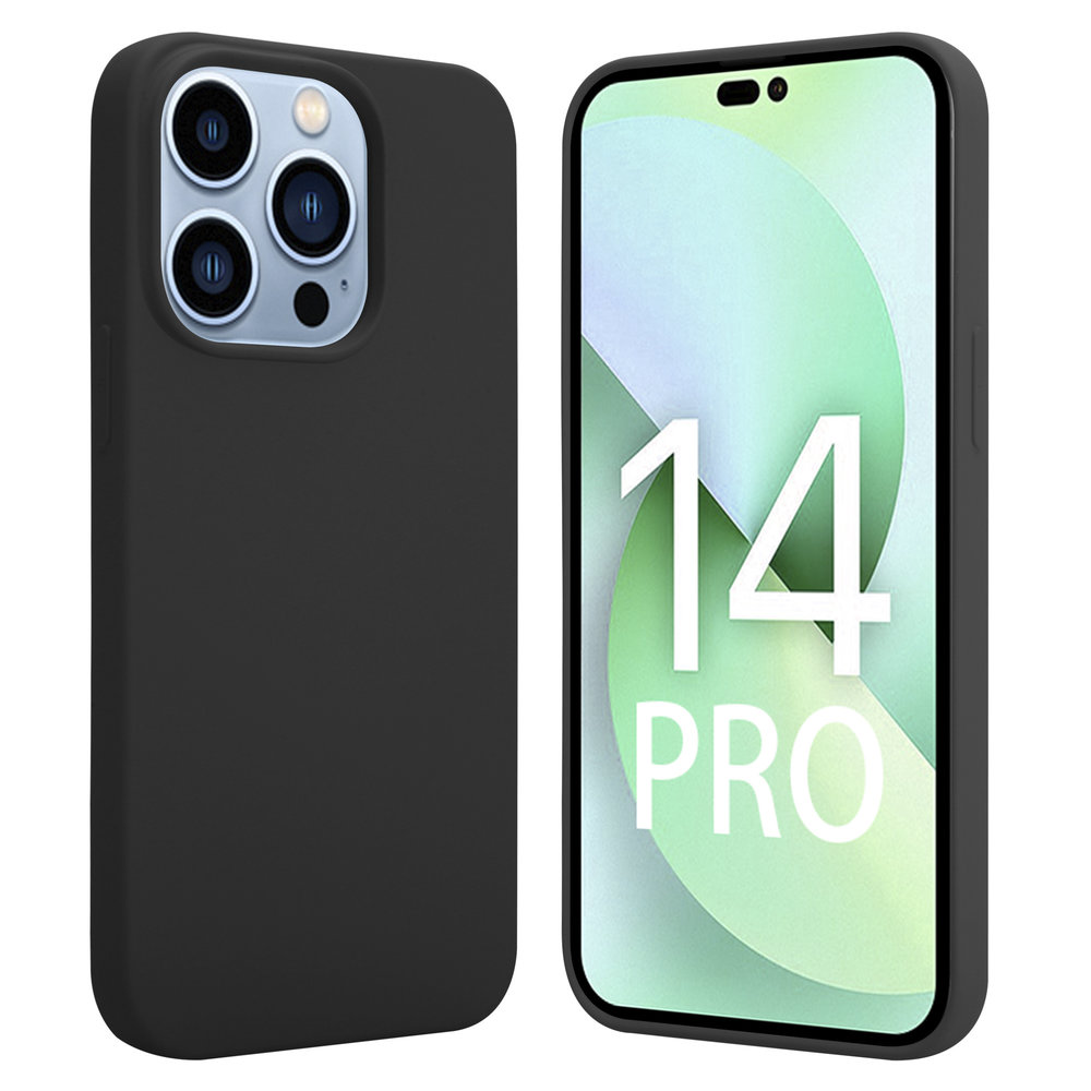ShieldCase ShieldCase Coque silicone iPhone 14 Pro (noir) ShieldCase ShieldCase Coque silicone iPhone 14 Pro (noir)