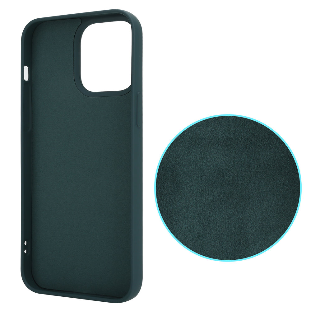 ShieldCase ShieldCase Coque silicone iPhone 14 Pro (vert foncé) ShieldCase ShieldCase Coque silicone iPhone 14 Pro (vert foncé)