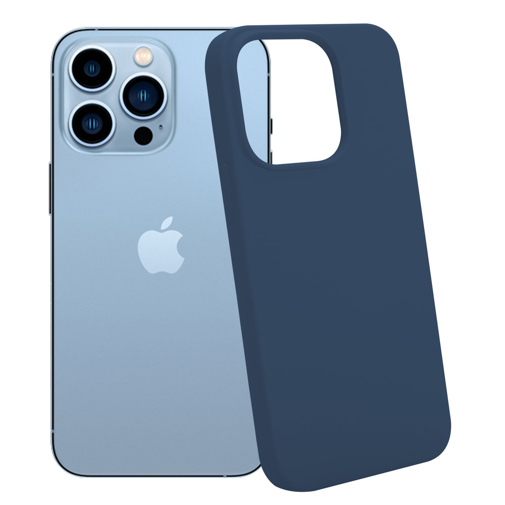 ShieldCase ShieldCase Coque silicone iPhone 14 Pro (bleu foncé) ShieldCase ShieldCase Coque silicone iPhone 14 Pro (bleu foncé)