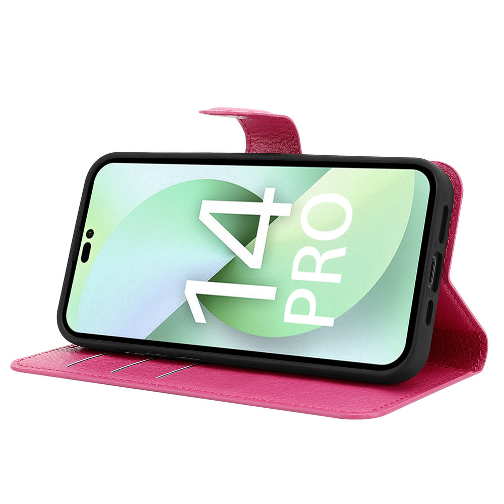 ShieldCase ShieldCase Étui portefeuille iPhone 14 Pro (rose) ShieldCase ShieldCase Étui portefeuille iPhone 14 Pro (rose)