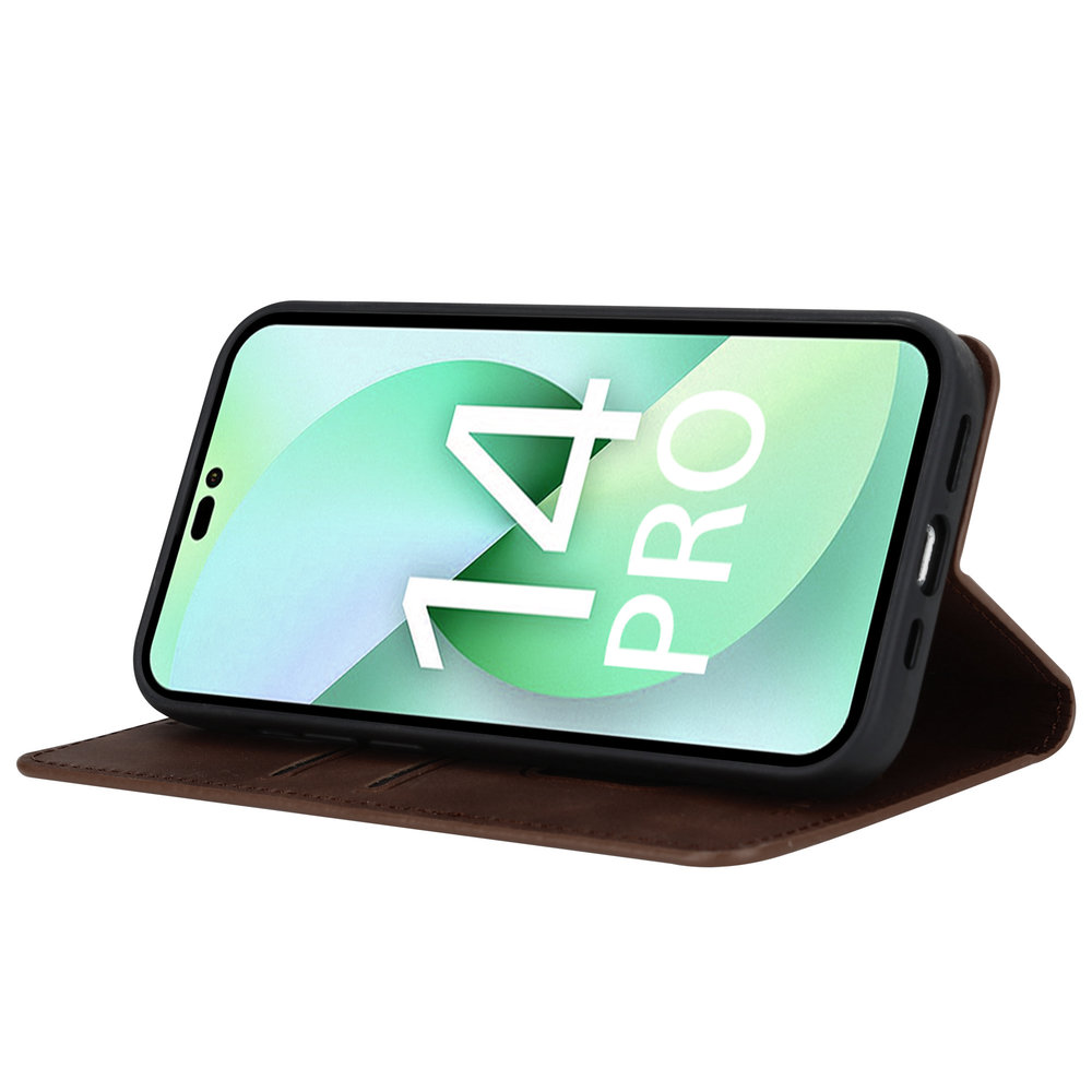 Coverzs Coverzs Étui de téléphone de luxe iPhone 14 Pro (marron foncé) Coverzs Coverzs Étui de téléphone de luxe iPhone 14 Pro (marron foncé)