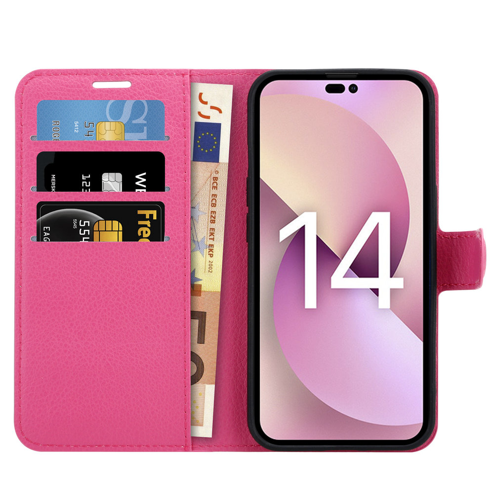ShieldCase ShieldCase Étui portefeuille iPhone 14 (rose) ShieldCase ShieldCase Étui portefeuille iPhone 14 (rose)