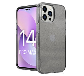 ShieldCase Coque iPhone 14 Pro Max TPU Glitter (noir)