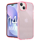 ShieldCase Coque iPhone 14 Plus TPU Glitter (rose)