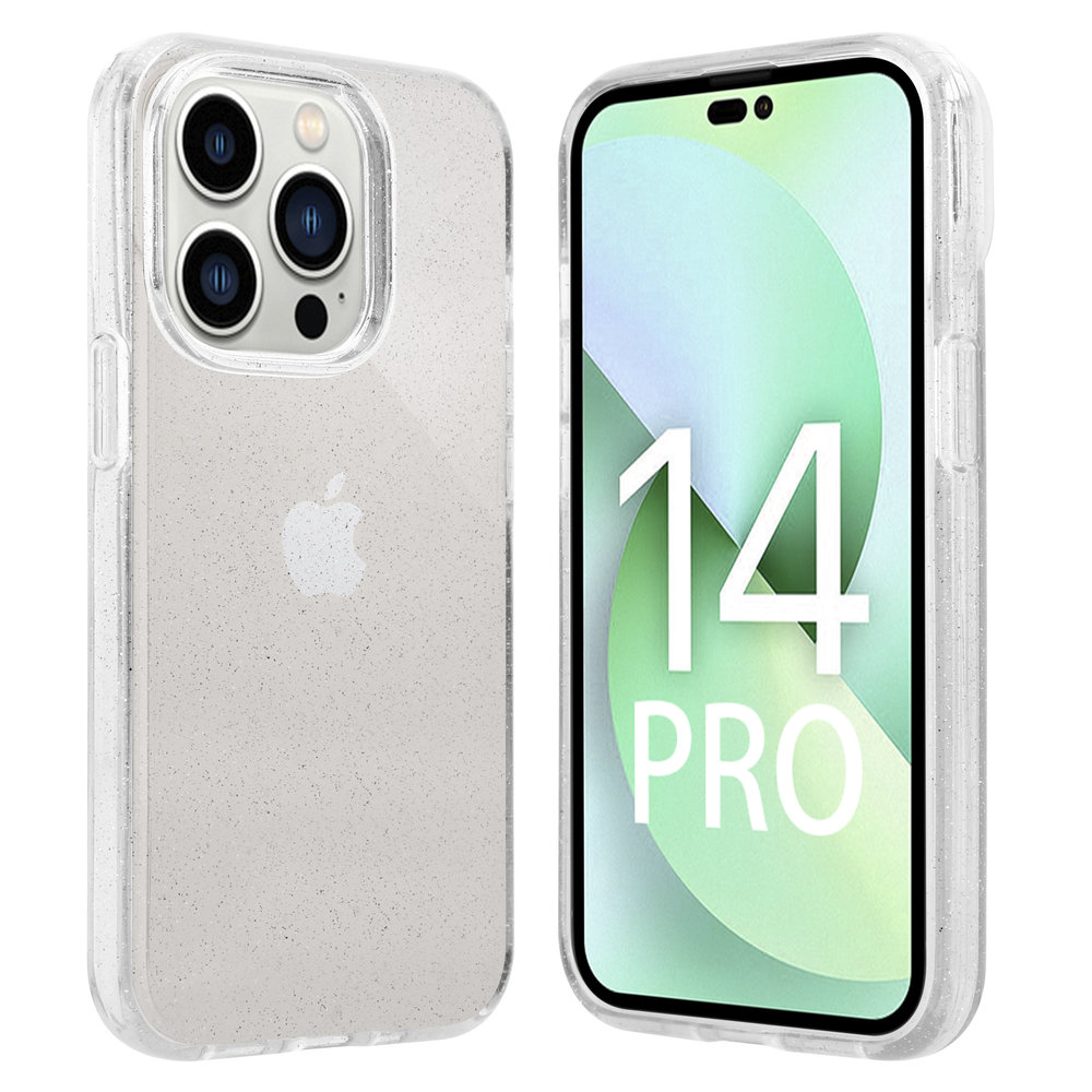 ShieldCase ShieldCase Coque iPhone 14 Pro TPU Glitter (transparente) ShieldCase ShieldCase Coque iPhone 14 Pro TPU Glitter (transparente)