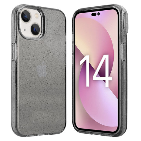 ShieldCase ShieldCase Coque iPhone 14 TPU Glitter (noir) ShieldCase ShieldCase Coque iPhone 14 TPU Glitter (noir)