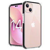 Coverzs Coque antichoc iPhone 14 3en1 (transparente)