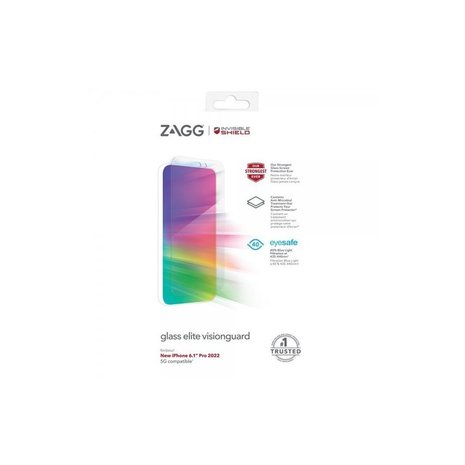 Zagg InvisibleShield Glass Elite Visionguard iPhone 14 Pro protection écran Zagg InvisibleShield Glass Elite Visionguard iPhone 14 Pro protection écran