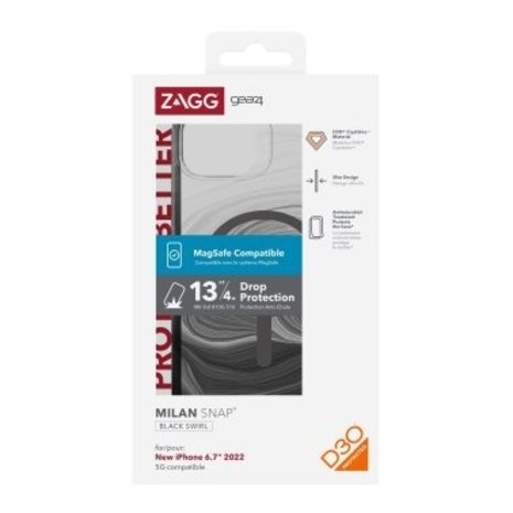 Zagg Gear4 Milan Snap iPhone 14 Plus coque (noir) Zagg Gear4 Milan Snap iPhone 14 Plus coque (noir)
