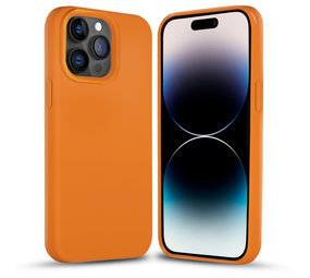 Coverzs Coque silicone solide iPhone 14 Pro Max (orange) Coverzs Coque silicone solide iPhone 14 Pro Max (orange)