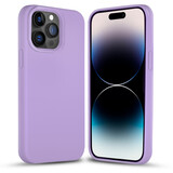 Coverzs Coque silicone solide iPhone 14 Pro (violet clair) Coverzs Coque silicone solide iPhone 14 Pro (violet clair)