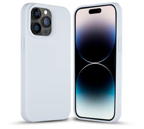 Coverzs Coque silicone solide iPhone 14 Pro (bleu pastel) Coverzs Coque silicone solide iPhone 14 Pro (bleu pastel)