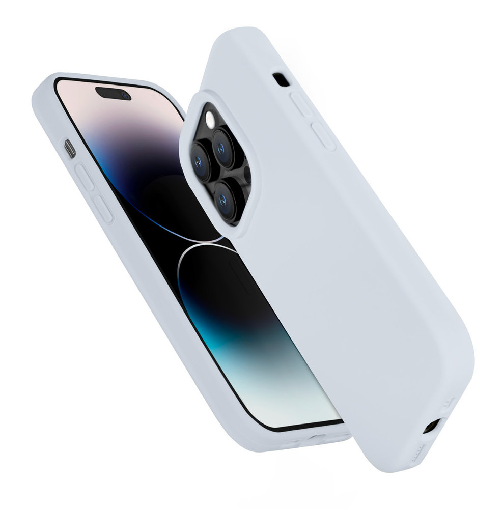 Coverzs Coverzs Coque silicone solide iPhone 14 Pro (bleu pastel) Coverzs Coverzs Coque silicone solide iPhone 14 Pro (bleu pastel)