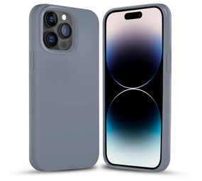 Coverzs Coque silicone solide iPhone 14 Pro (gris lavande) Coverzs Coque silicone solide iPhone 14 Pro (gris lavande)