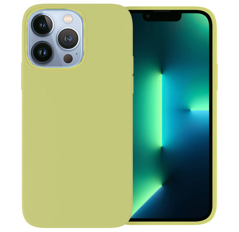 Ceezs Ceezs Coque iPhone 13 Pro Max silicone (vert clair)
