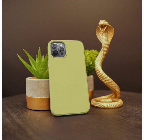 Ceezs Ceezs Coque iPhone 13 Pro Max silicone (vert clair)