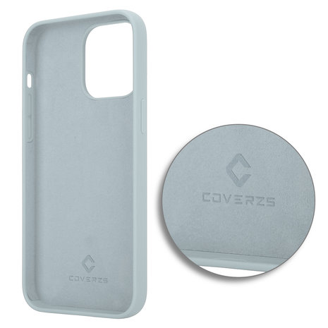 Coverzs Coverzs Coque Luxe Liquid Silicone iPhone 14 Pro Max (gris bleu) Coverzs Coverzs Coque Luxe Liquid Silicone iPhone 14 Pro Max (gris bleu)