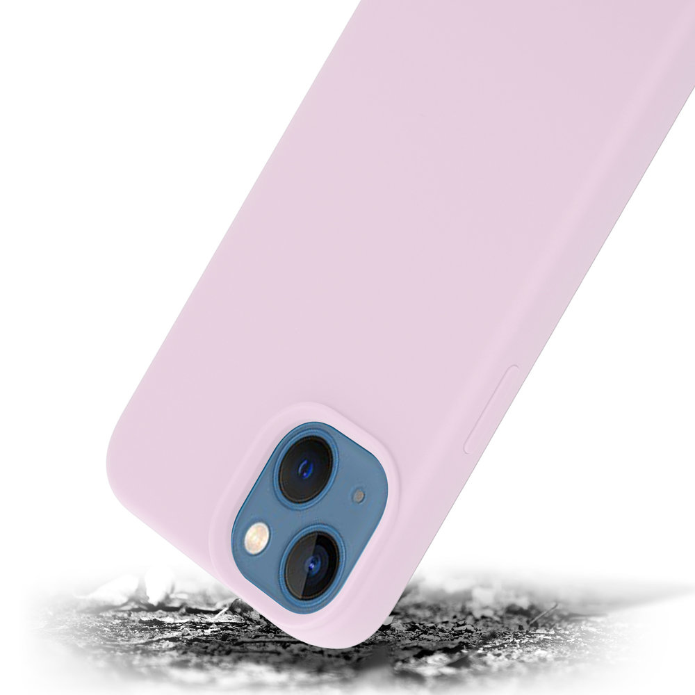 Coverzs Coverzs Coque Luxe Liquid Silicone iPhone 14 Plus (rose)