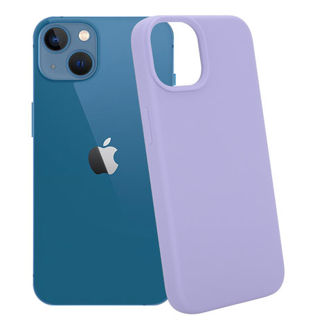 Coverzs Coverzs Coque Luxe Liquid Silicone iPhone 14 Plus (violet)