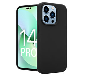 Coverzs Coque Luxe Liquid Silicone iPhone 14 Pro (noir) Coverzs Coque Luxe Liquid Silicone iPhone 14 Pro (noir)