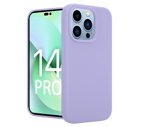 Coverzs Coque Luxe Liquid Silicone iPhone 14 Pro (violet) Coverzs Coque Luxe Liquid Silicone iPhone 14 Pro (violet)
