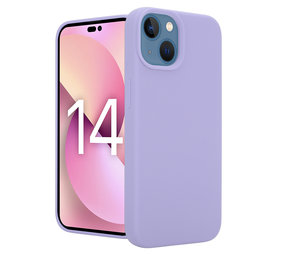 Coverzs Coque Luxe Liquid Silicone iPhone 14 (violet)