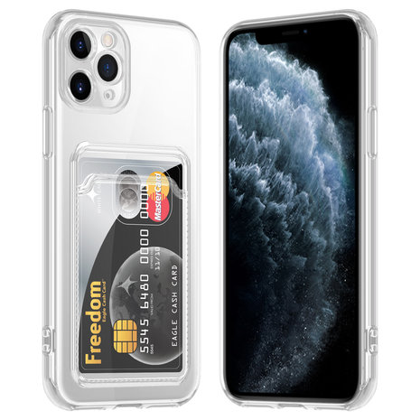 Ceezs Ceezs Coque porte-cartes iPhone 11 Pro (transparente)