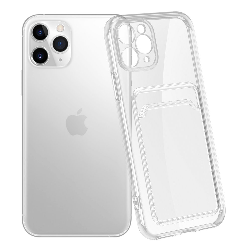 Ceezs Ceezs Coque porte-cartes iPhone 11 Pro (transparente)
