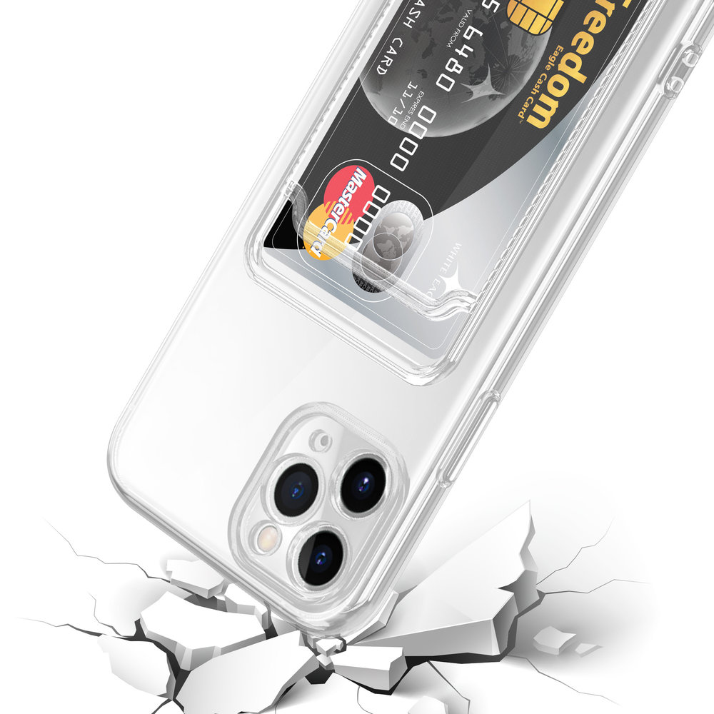 Ceezs Ceezs Coque porte-cartes iPhone 11 Pro (transparente)