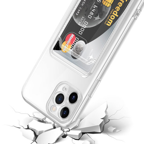 Ceezs Ceezs Coque porte-cartes iPhone 11 Pro (transparente)