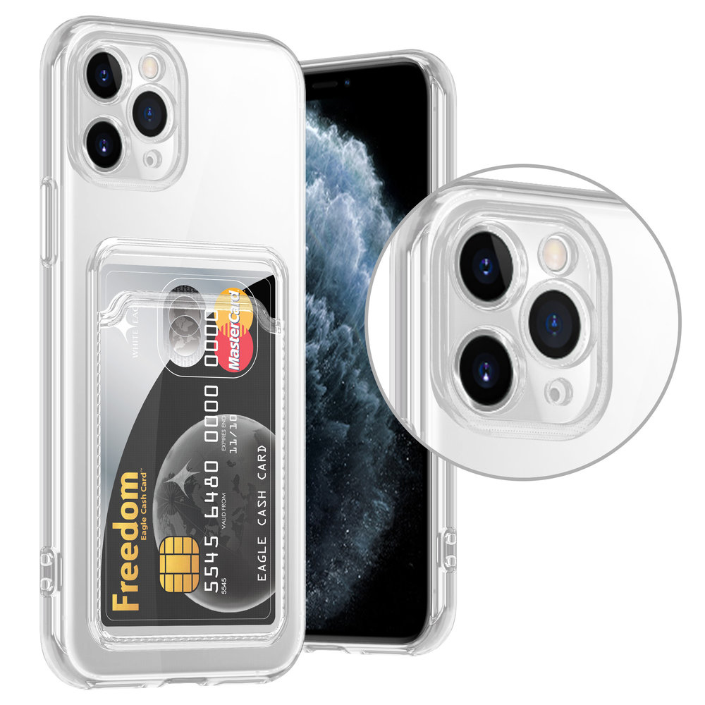 Ceezs Ceezs Coque porte-cartes iPhone 11 Pro (transparente)