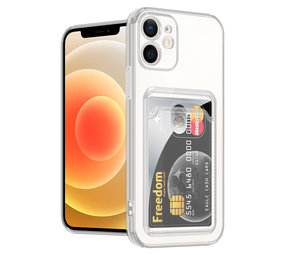 Ceezs Coque porte-cartes iPhone 12 (transparente) Ceezs Coque porte-cartes iPhone 12 (transparente)