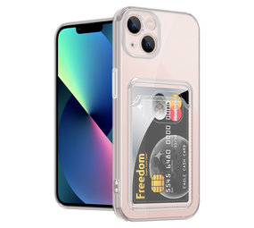 Ceezs Coque porte-cartes iPhone 13 (transparente) Ceezs Coque porte-cartes iPhone 13 (transparente)