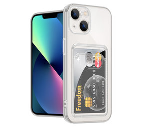 Ceezs Coque porte-cartes iPhone 13 Mini (transparente) Ceezs Coque porte-cartes iPhone 13 Mini (transparente)