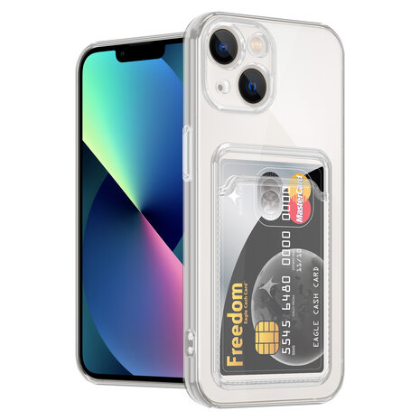 Ceezs Ceezs Coque porte-cartes iPhone 13 Mini (transparente) Ceezs Ceezs Coque porte-cartes iPhone 13 Mini (transparente)