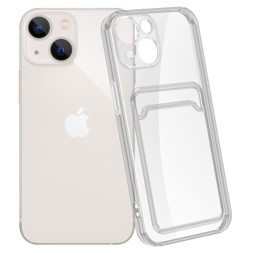 Ceezs Ceezs Coque porte-cartes iPhone 13 Mini (transparente) Ceezs Ceezs Coque porte-cartes iPhone 13 Mini (transparente)