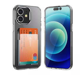 ShieldCase Coque iPhone 12 porte-cartes silicone (transparente) ShieldCase Coque iPhone 12 porte-cartes silicone (transparente)