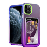 ShieldCase Coque iPhone 11 Pro porte-cartes coloré (vert/violet)