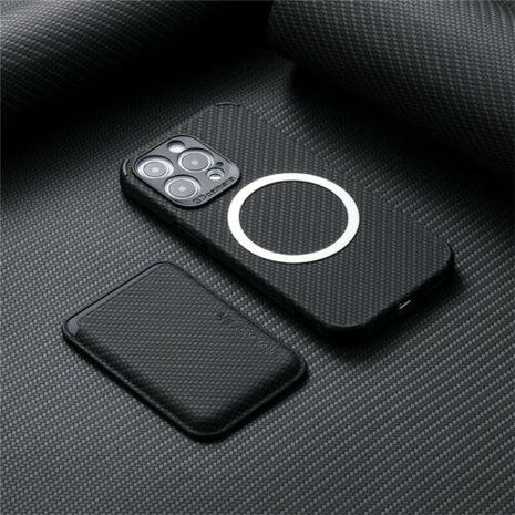 Coque iPhone 11 Pro Magsafe porte-cartes (noir) 
