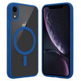 ShieldCase Coque Transparente iPhone XR Magsafe avec bords colorés (bleu) ShieldCase Coque Transparente iPhone XR Magsafe avec bords colorés (bleu)