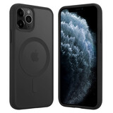 ShieldCase Coque Transparente iPhone 11 Pro Magsafe avec bords colorés (noir)