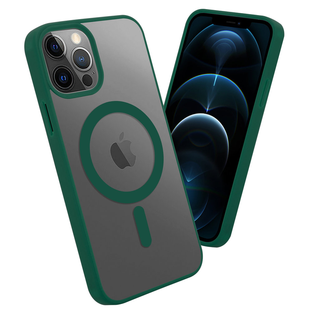 ShieldCase ShieldCase Coque Transparente iPhone 12 Pro Max Magsafe avec bords colorés (vert) ShieldCase ShieldCase Coque Transparente iPhone 12 Pro Max Magsafe avec bords colorés (vert)