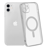 ShieldCase Coque iPhone 11 transparente revêtement métallique Magsafe (argent) ShieldCase Coque iPhone 11 transparente revêtement métallique Magsafe (argent)