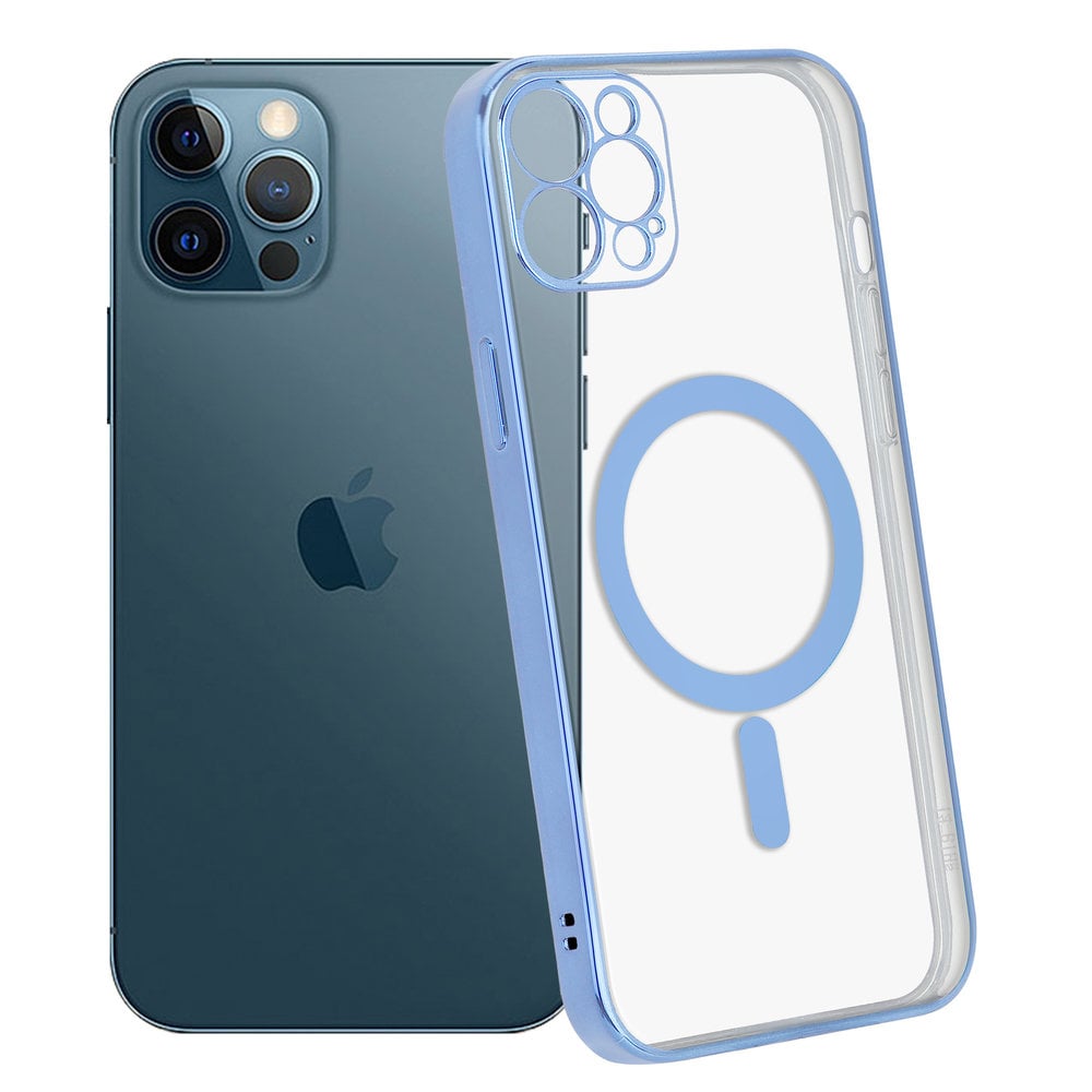 ShieldCase ShieldCase Coque iPhone 11 Pro revêtement métallique Magsafe transparent (bleu) ShieldCase ShieldCase Coque iPhone 11 Pro revêtement métallique Magsafe transparent (bleu)