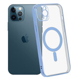 ShieldCase Coque iPhone 11 Pro revêtement métallique Magsafe transparent (bleu) ShieldCase Coque iPhone 11 Pro revêtement métallique Magsafe transparent (bleu)