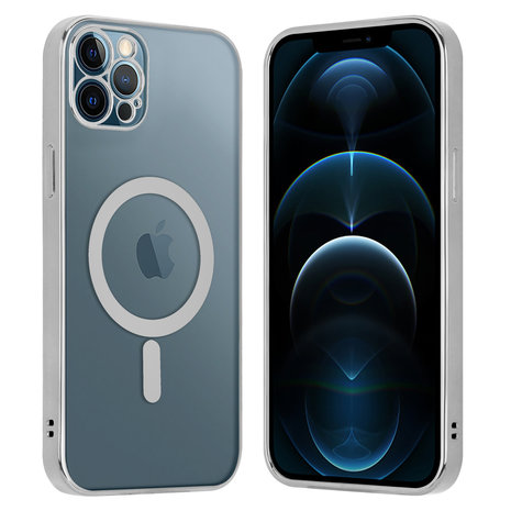 ShieldCase ShieldCase Coque iPhone 11 Pro revêtement métallique Magsafe transparent (argent) ShieldCase ShieldCase Coque iPhone 11 Pro revêtement métallique Magsafe transparent (argent)