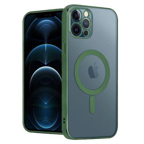 ShieldCase ShieldCase Coque iPhone 12 Pro revêtement métallique Magsafe transparent (vert foncé) ShieldCase ShieldCase Coque iPhone 12 Pro revêtement métallique Magsafe transparent (vert foncé)