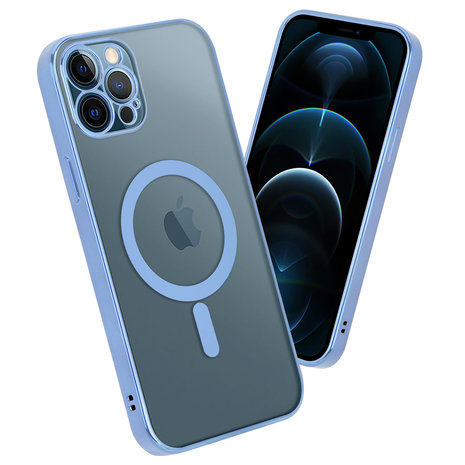 ShieldCase ShieldCase Coque iPhone 12 Pro revêtement métallique Magsafe transparent (bleu) ShieldCase ShieldCase Coque iPhone 12 Pro revêtement métallique Magsafe transparent (bleu)